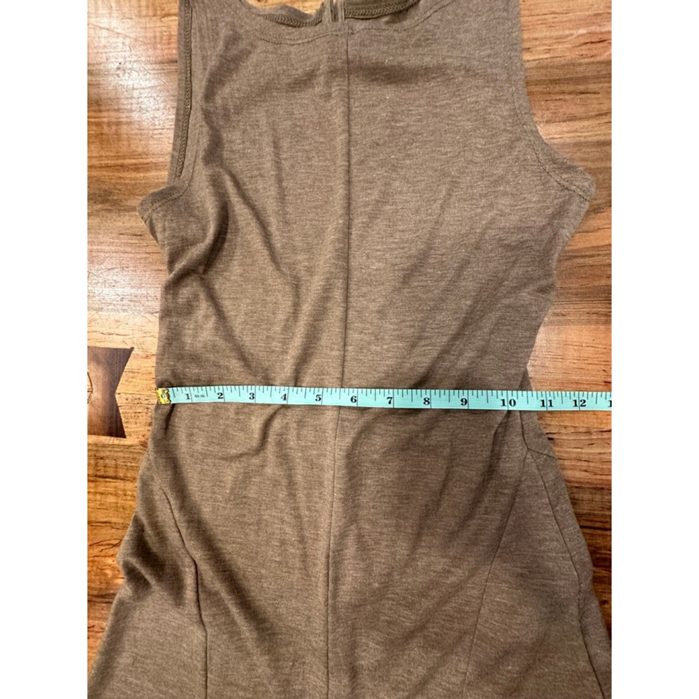 NWOT SHEIN Bohemian Brown Sleeveless Wide Leg Jumpsuit - Size 6 - Picture 12 of 15